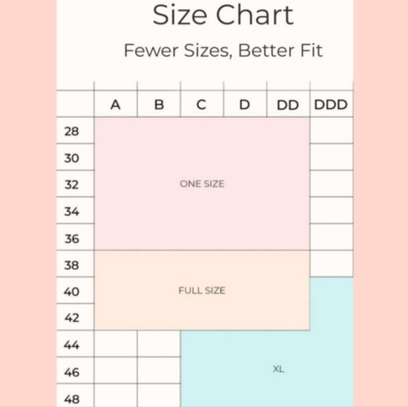 NEW COOBIE Bras Style 9012 One Size and Full Size Navy Pink Polka Dot - Picture 4 of 11